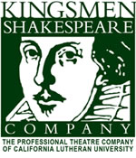 Kingsmen Shakespeare Company, The PRofessional Theatre Company of California Lutheran University logo